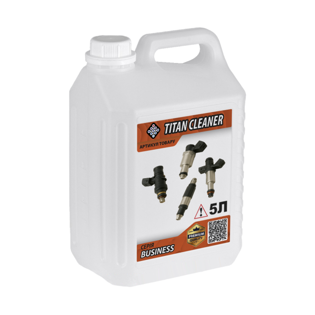 5 литров - моющее Titan Cleaner TC-1BC52-F для очистки форсунок в ультразвуковой ванне (мойке) 